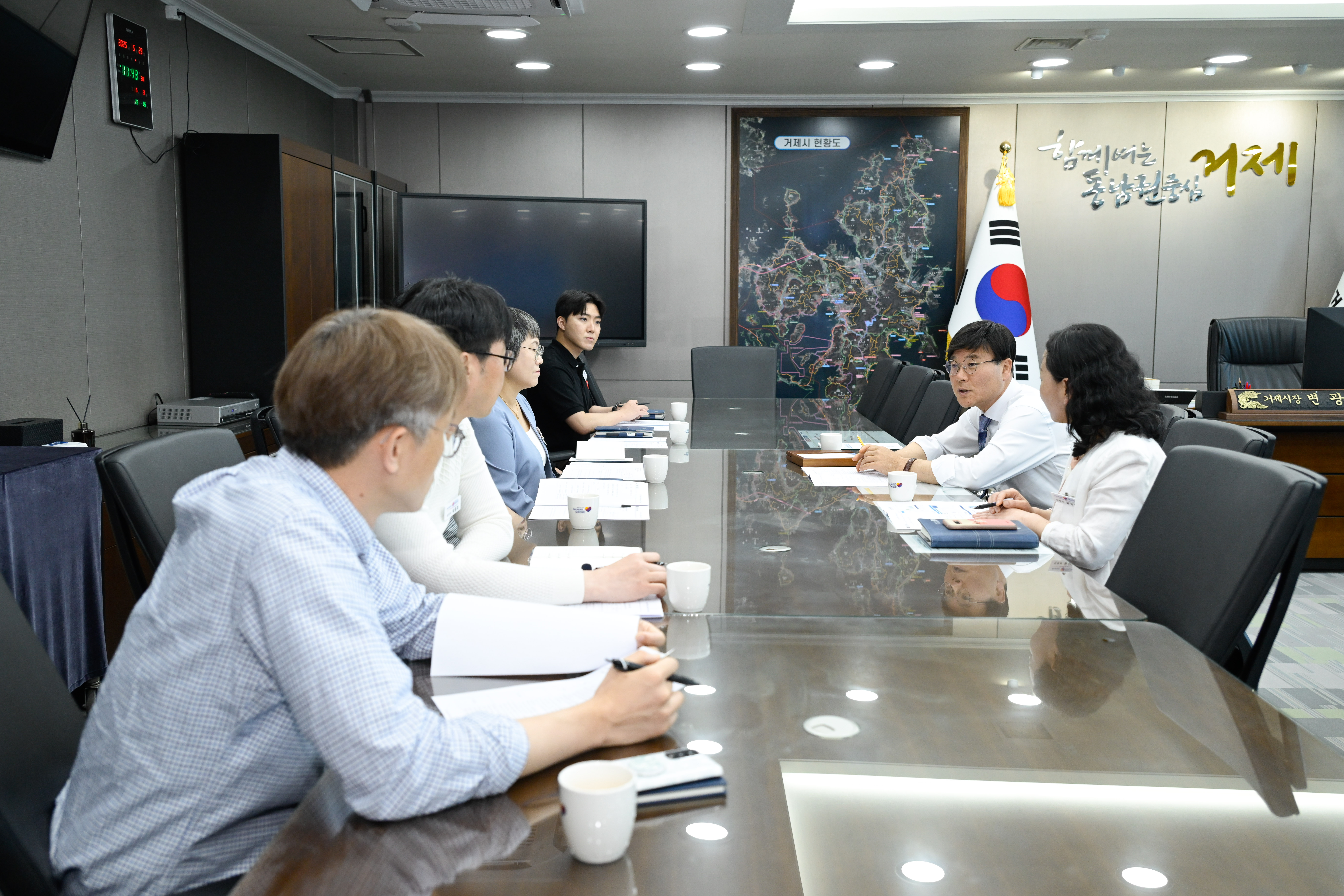 변광용 거제시장, 민원담당 공무원과 소통의 시간 가져