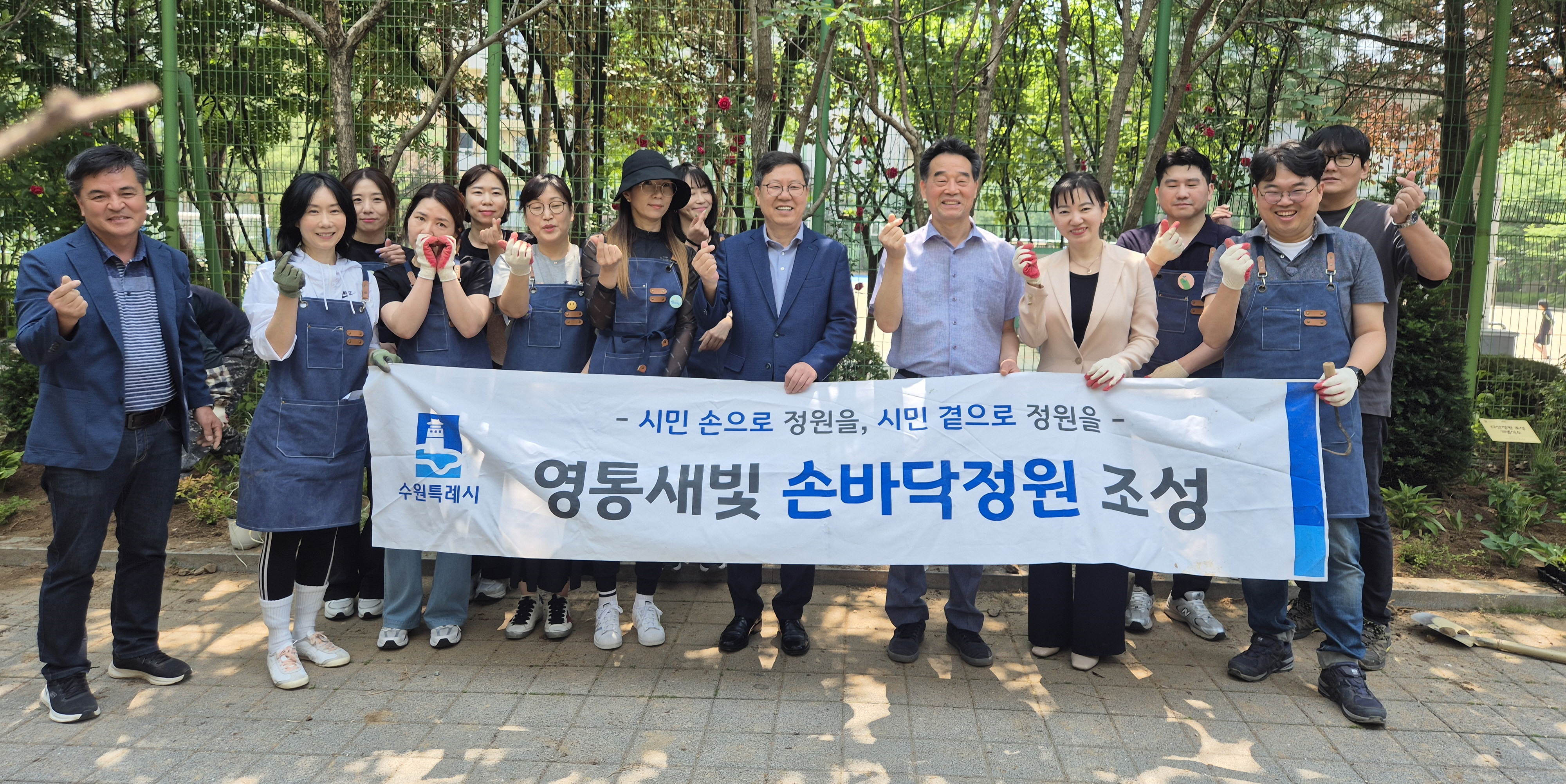수원시 영통구, 다산중학교 등굣길에 다산정원 조성… 정서적 안정과 생기를 더한 등굣길, 작은 정원에서 시작되는 녹색 변화