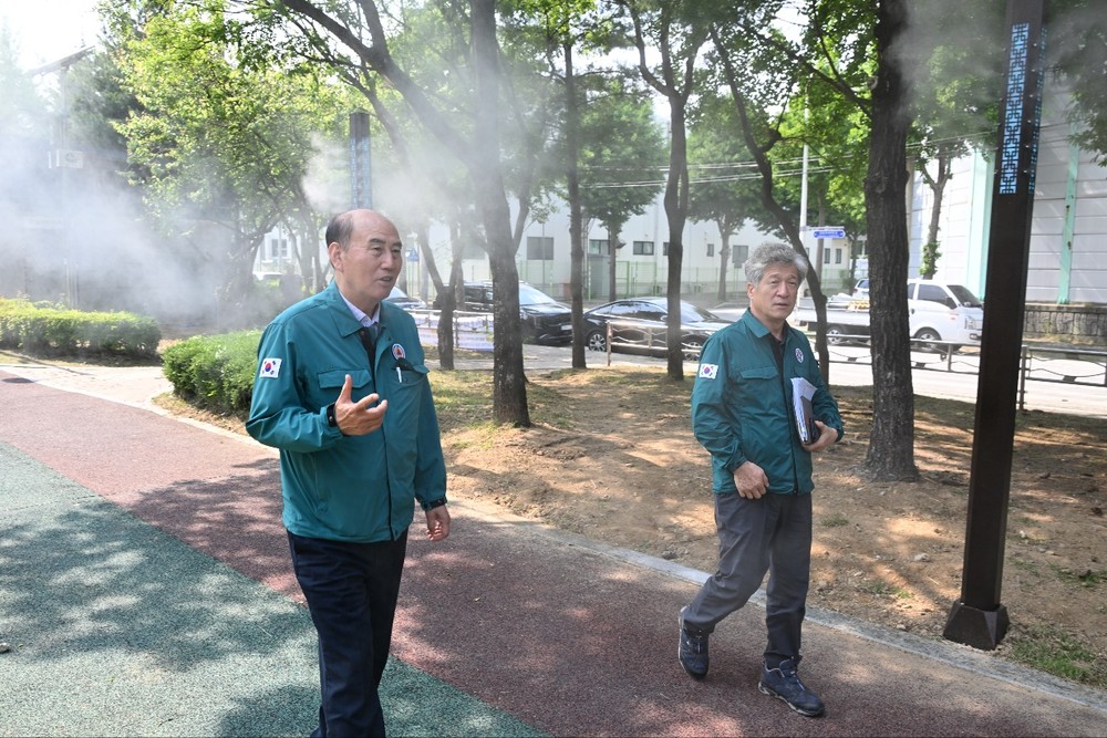동두천시, 여름철 대비 공원 및 산림분야 주요 공사현장 점검 실시