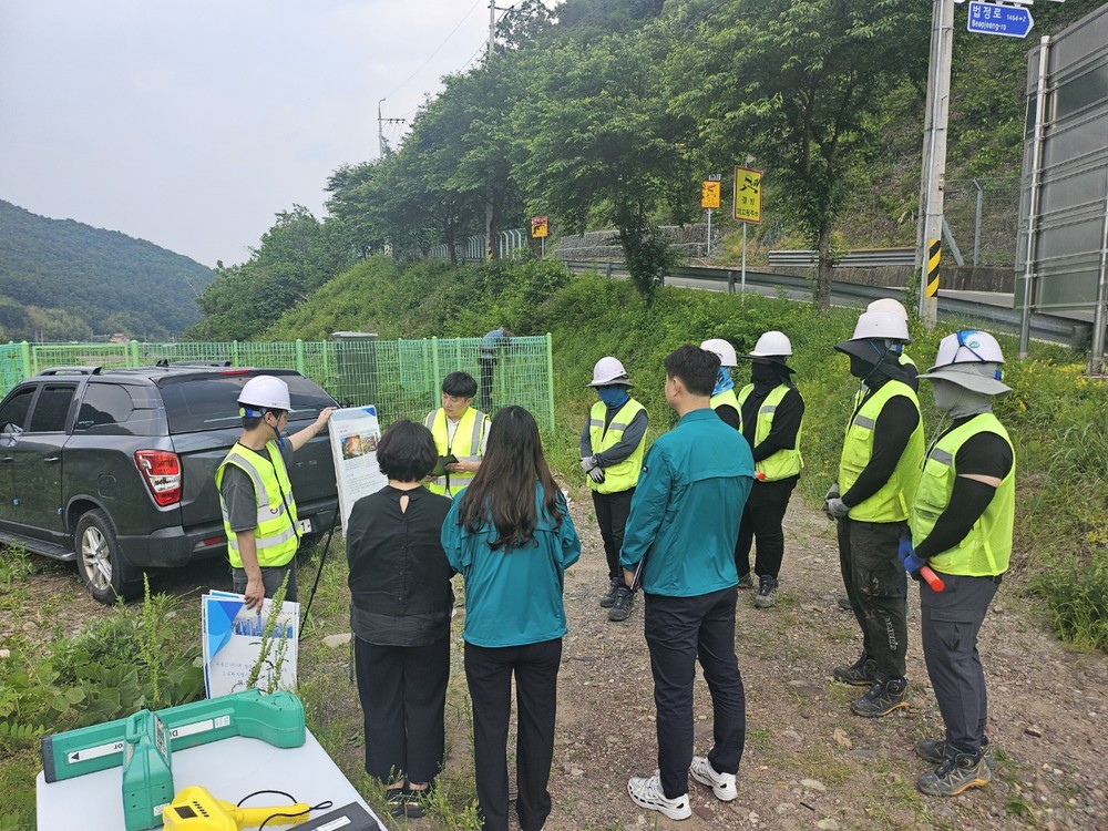 의령군, 지하시설물 전산화 구축 사업 현장 점검