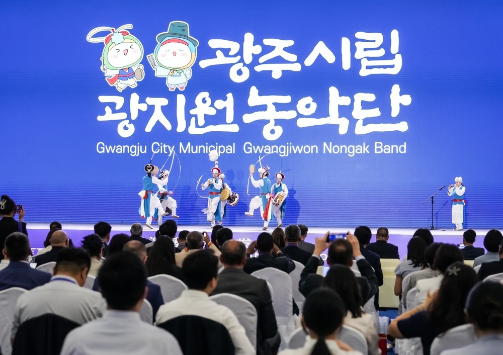 광주시립광지원농악단, 중국 쯔보시에서 한국 전통문화의 진수 선보여