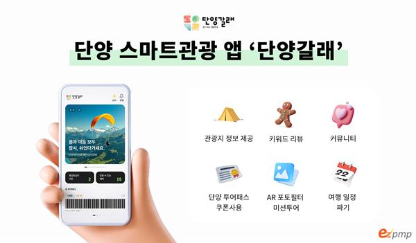 단양군, 관광혁신 이끄는 스마트앱 ‘단양갈래’ 선보인다