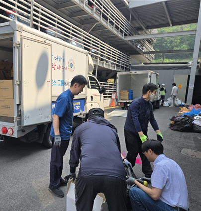 파주시, 전 부서 및 유관기관 대상 폐자원 수거…폐토너 1,675개, 폐건전지 352kg