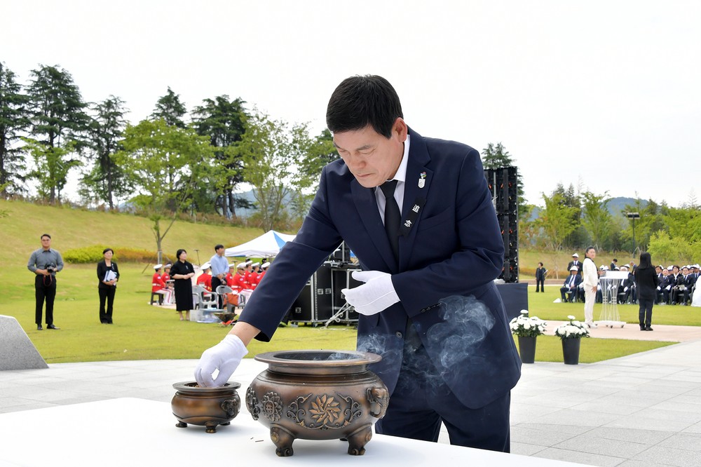 담양군, 전라남도와 제70회 현충일 추념식 거행