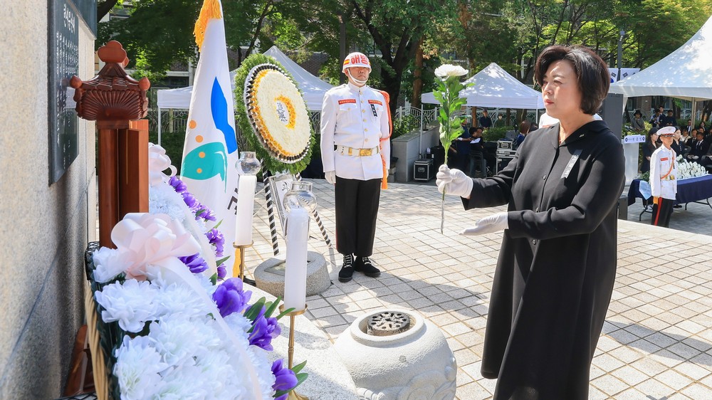 과천시, ‘제70회 현충일 추념식’ 거행…현충탑서 순국선열·호국영령 추모