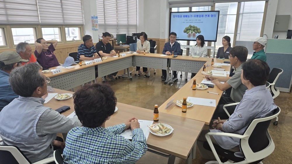 직거래 위주 영암 청무화과, 안정 유통망 협의