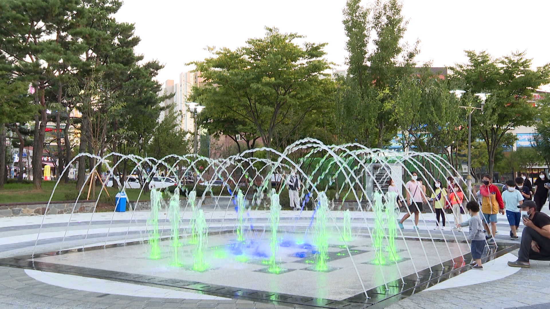 안성시, 도시공원 바닥분수 6월 13일 본격 가동 예정