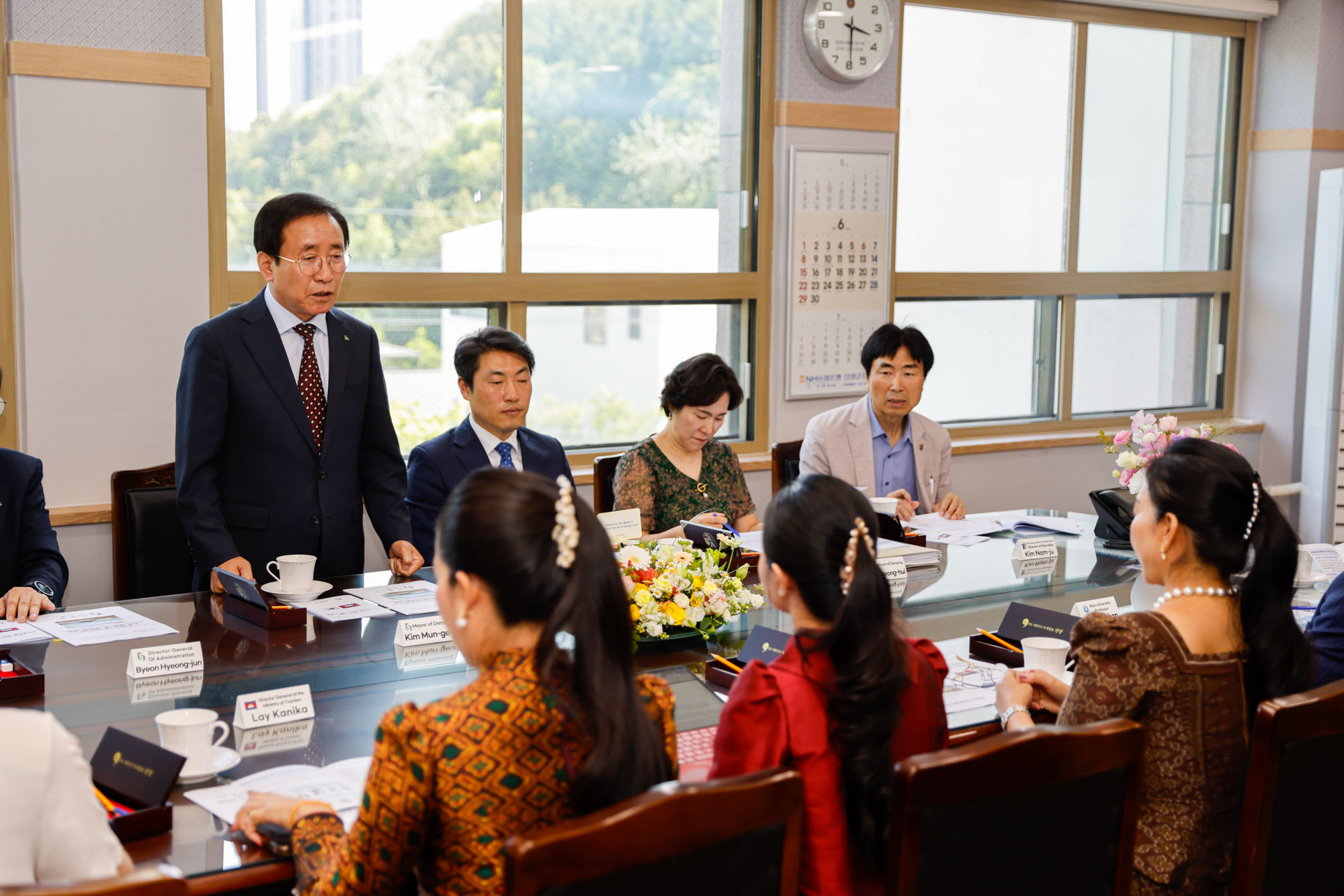 캄보디아 관광부 차관, 단양군 방문 – 문화·관광 교류 가능 분야 논의… 양자 간 협력 기반 다져