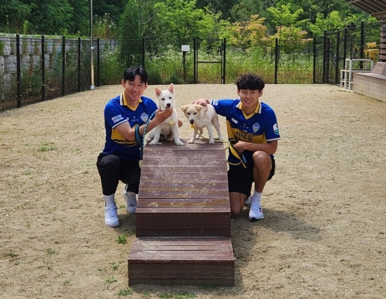 아산시, 충남아산FC 선수와 함께 ‘반려동물 문화’ 캠페인 추진