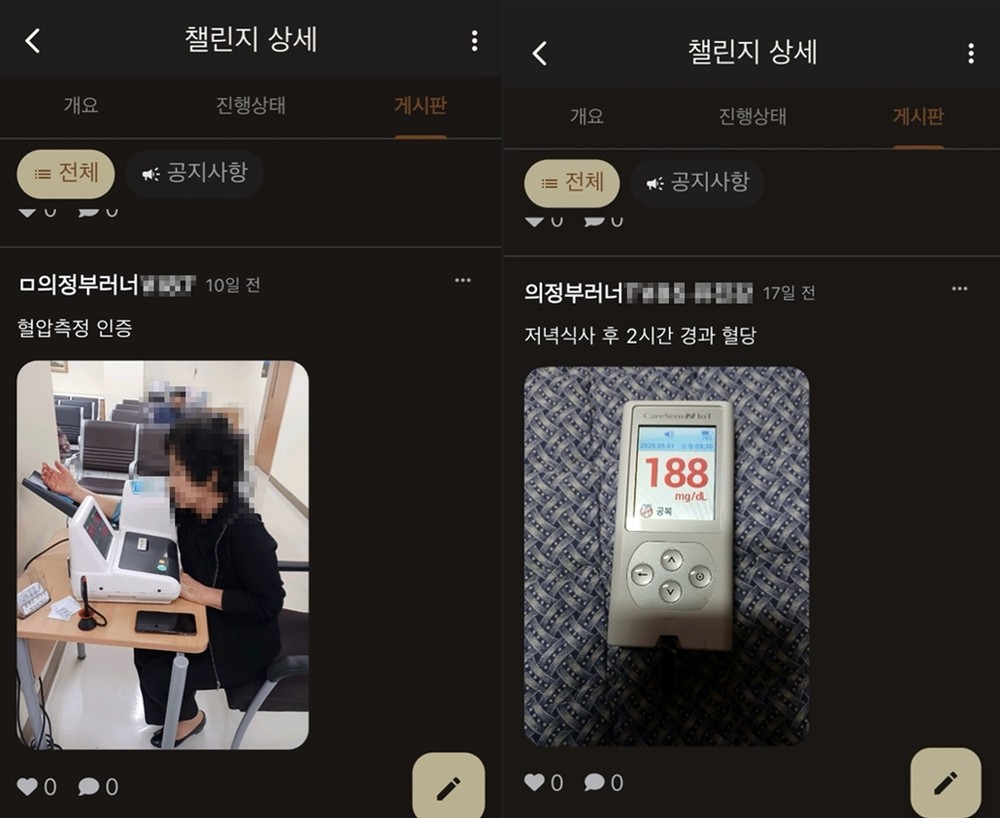 의정부시 보건소, ‘15만 보 걷기+혈압‧혈당 체크 인증샷’…생활 속 만성질환관리 모델 구축