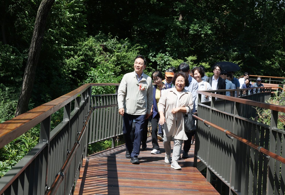 강남구, 대모산 따뜻한 동행길 조성사업 준공