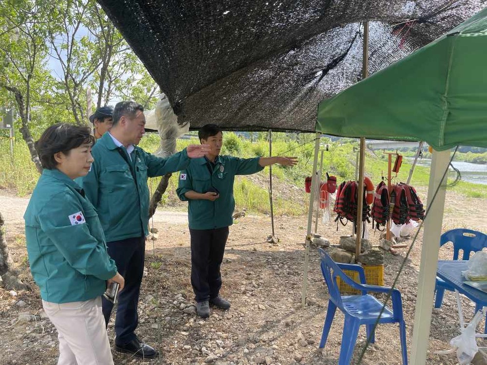 최우홍 홍천부군수, 집중안전점검 물놀이 대상 시설 점검