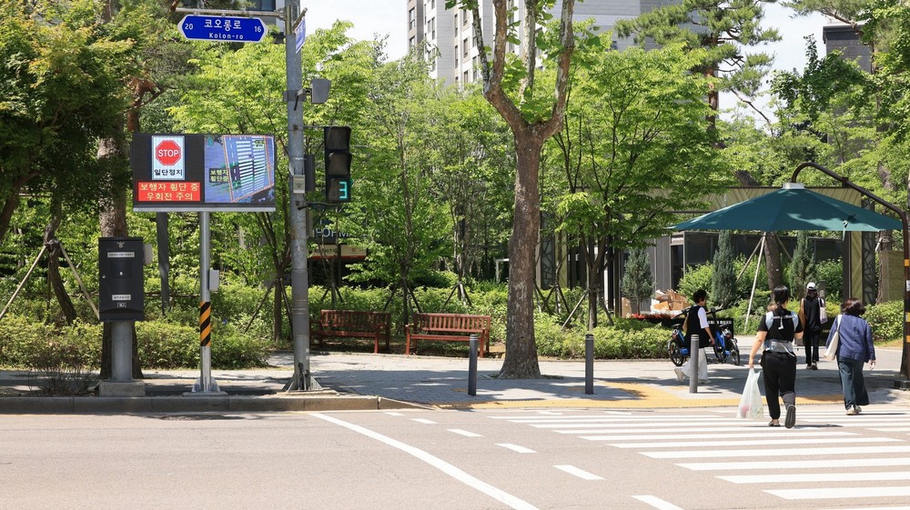 실시간 영상으로 보행자 알린다, ‘과천형 스마트 보행자안전시스템’ 본격 가동