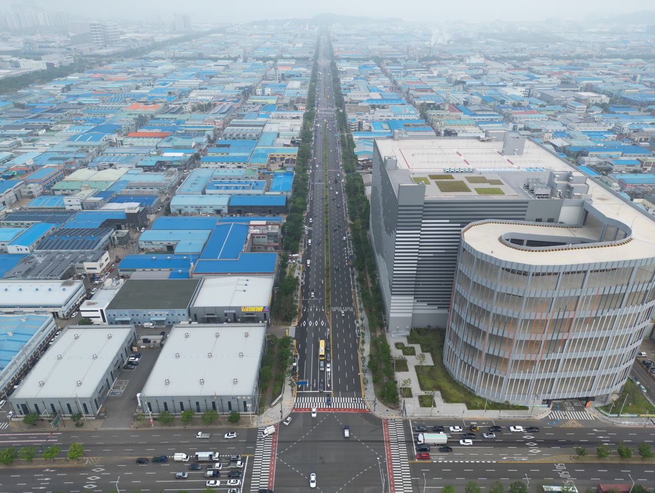 시흥시, 공단2대로(2.3km) 준공 “시화산단 교통ㆍ기반시설 개선”