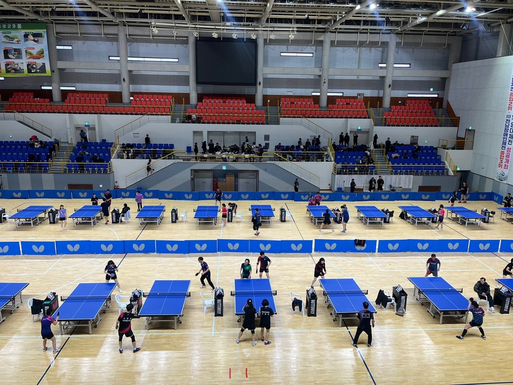 제1회 영광굴비배 전국 생활체육 탁구대회 개최