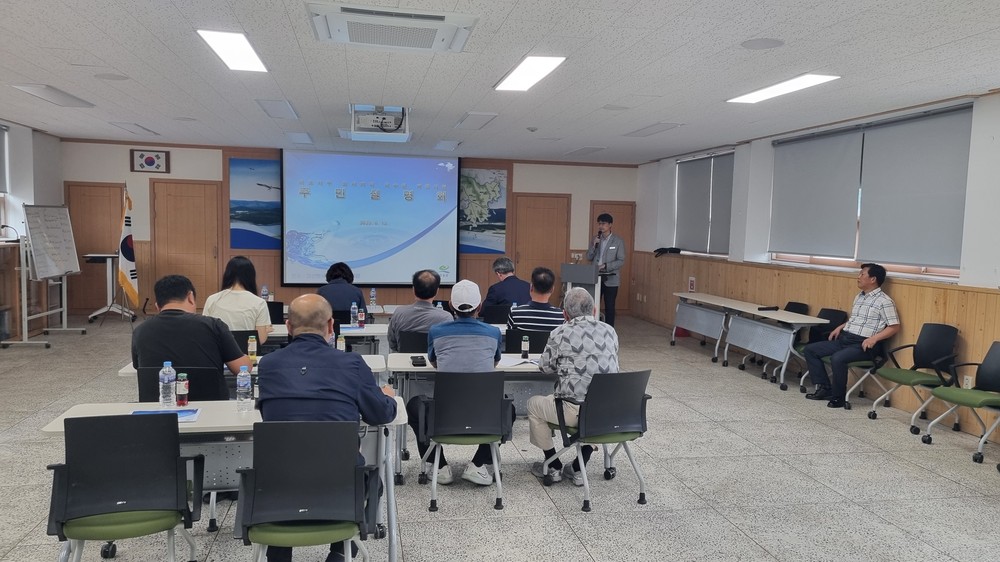 삼산면 와도지구 도서지역 식수원개발사업 주민설명회 개최