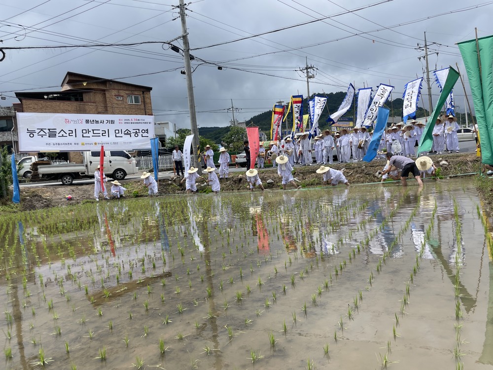 ‘풍년 기원 능주 들소리 만드리 민속공연’ 성황리 마무리