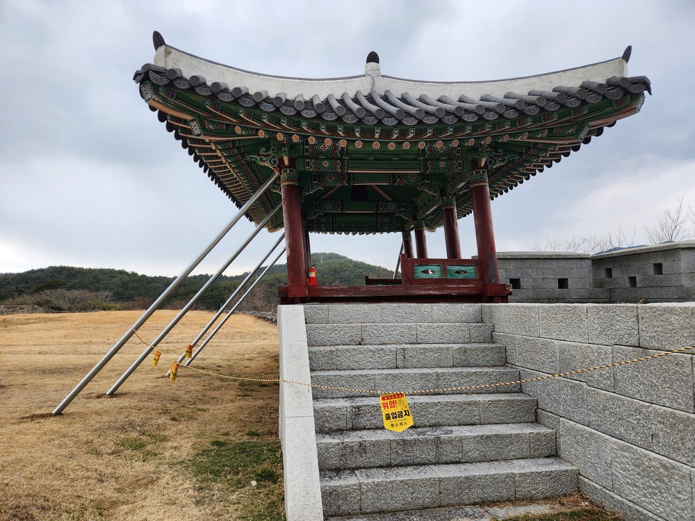 고성군, 소을비포진성 보수 사업비 긴급보수 예산 확보
