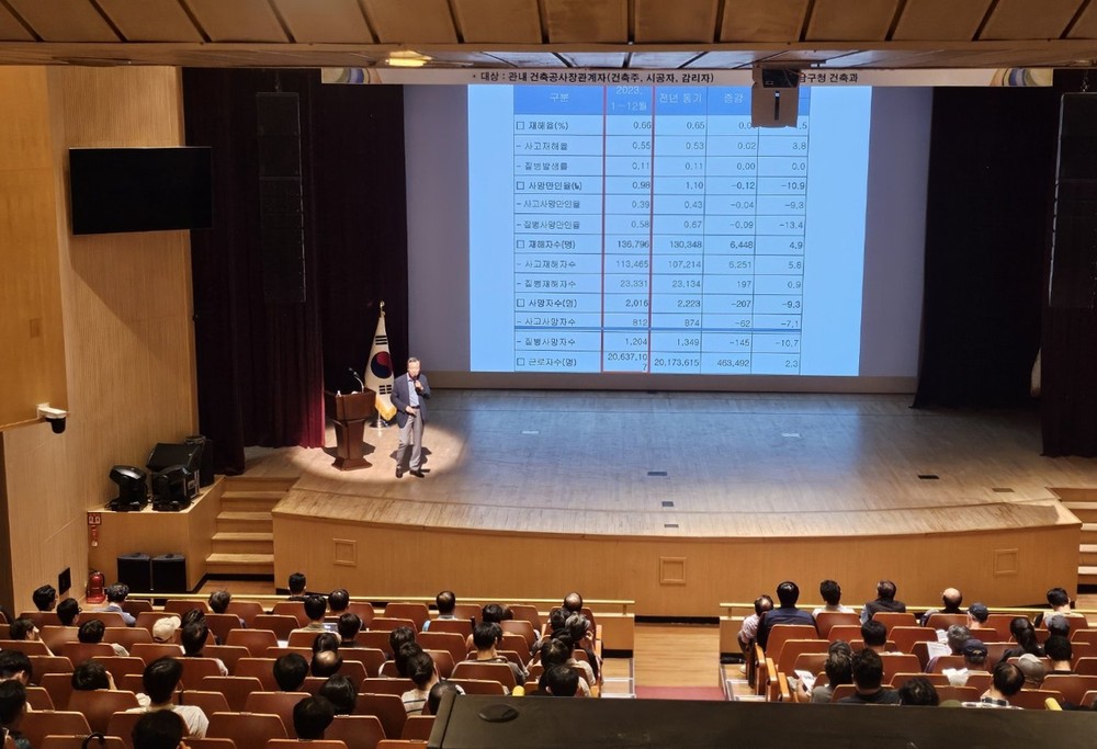 강남구, 건축공사장 관계자 대상 상반기 특별안전교육 실시