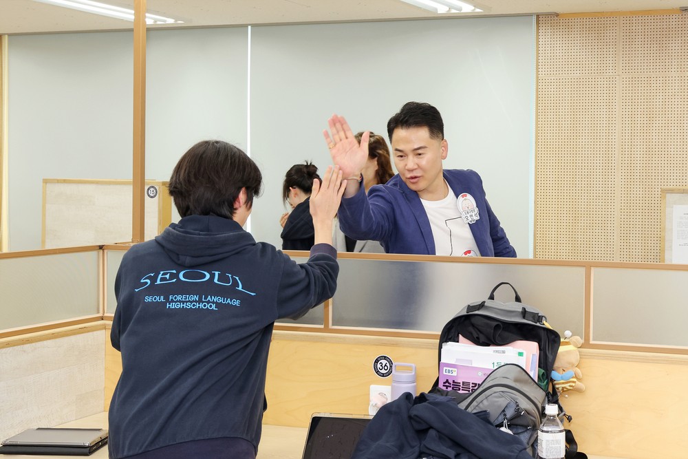 오언석 도봉구청장, 서울외고 방문…교육 현장과 소통 강화