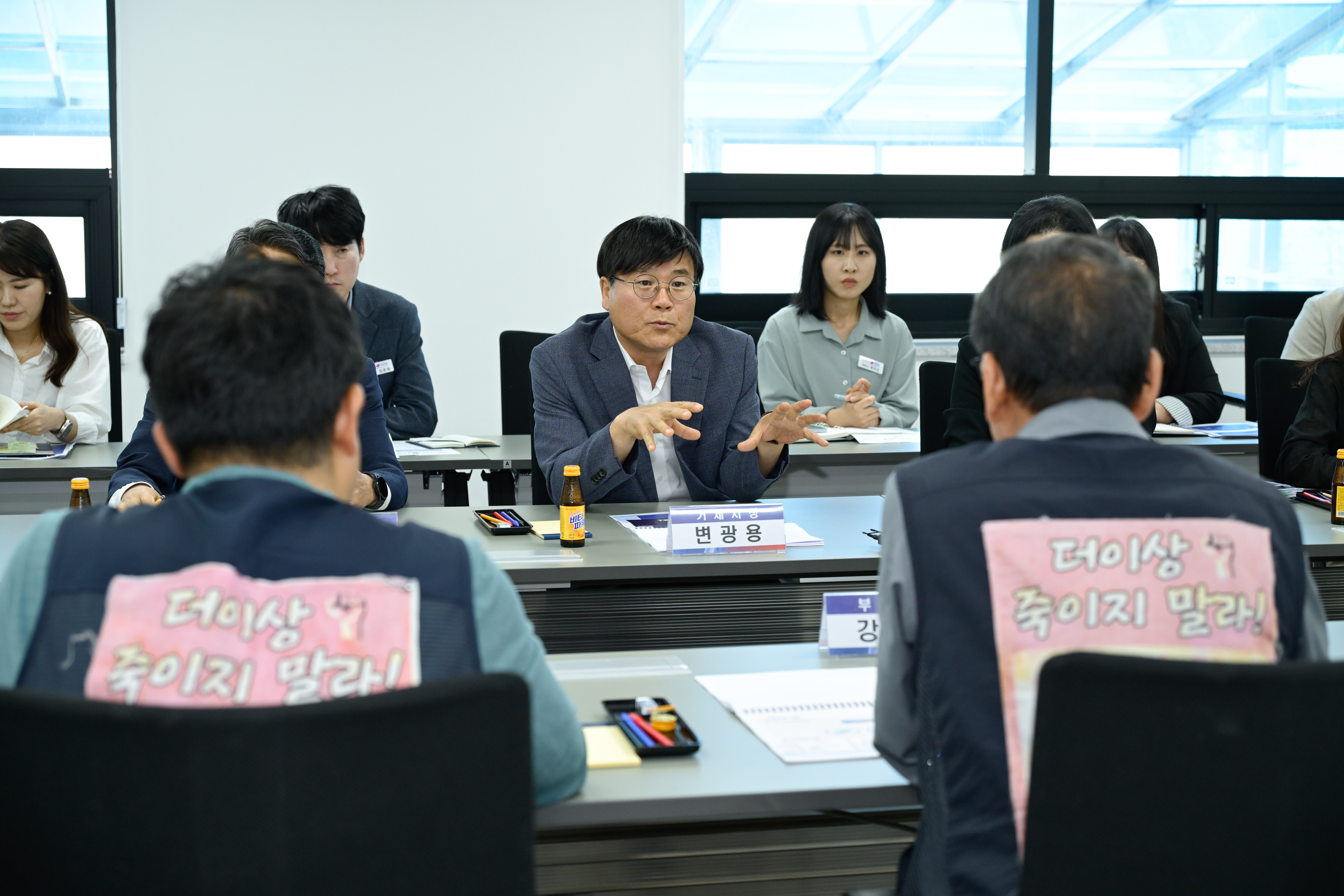 변광용 거제시장, 한화오션 하청노사 임단협 잠정 합의‘환영’