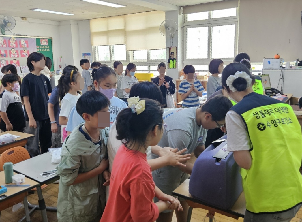 수영구보건소 “찾아가는 감염병 위기대응교실” 운영