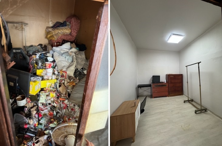 사하구 괴정1동, 쓰레기 더미 속 위기가구 주거환경 개선 나서