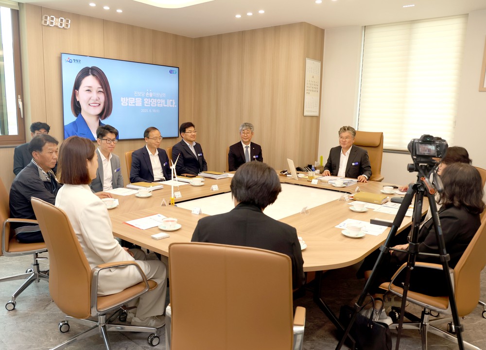 손솔 국회의원, 금의환향… 장세일 군수, "고향발전 힘 모아달라"