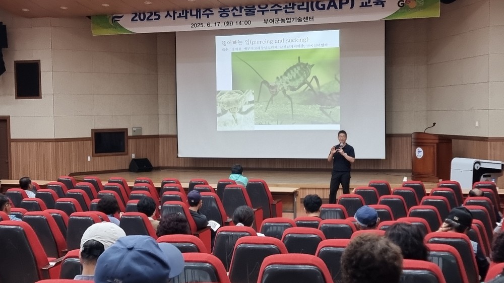 부여군, 왕대추 재배농가 대상 농산물우수관리 교육 실시