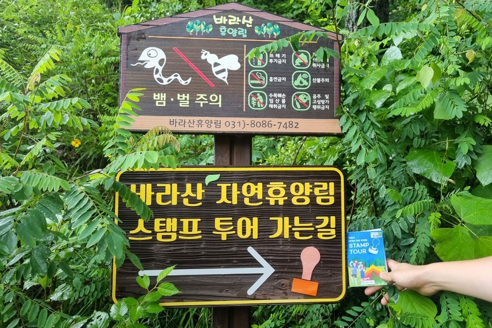 의왕바라산자연휴양림‘스탬프 투어’운영 자연 속 힐링과 즐거움 선사