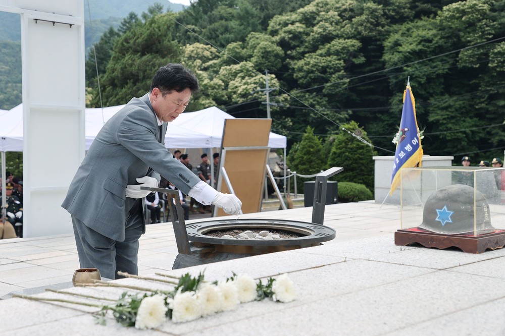 제74주년 용문산 전투 기념행사 열려