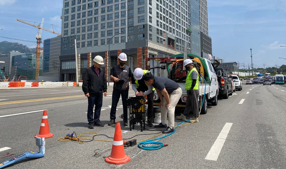 과천시, 지반침하 위험 지역 GPR 정밀탐사…긴급 복구 완료