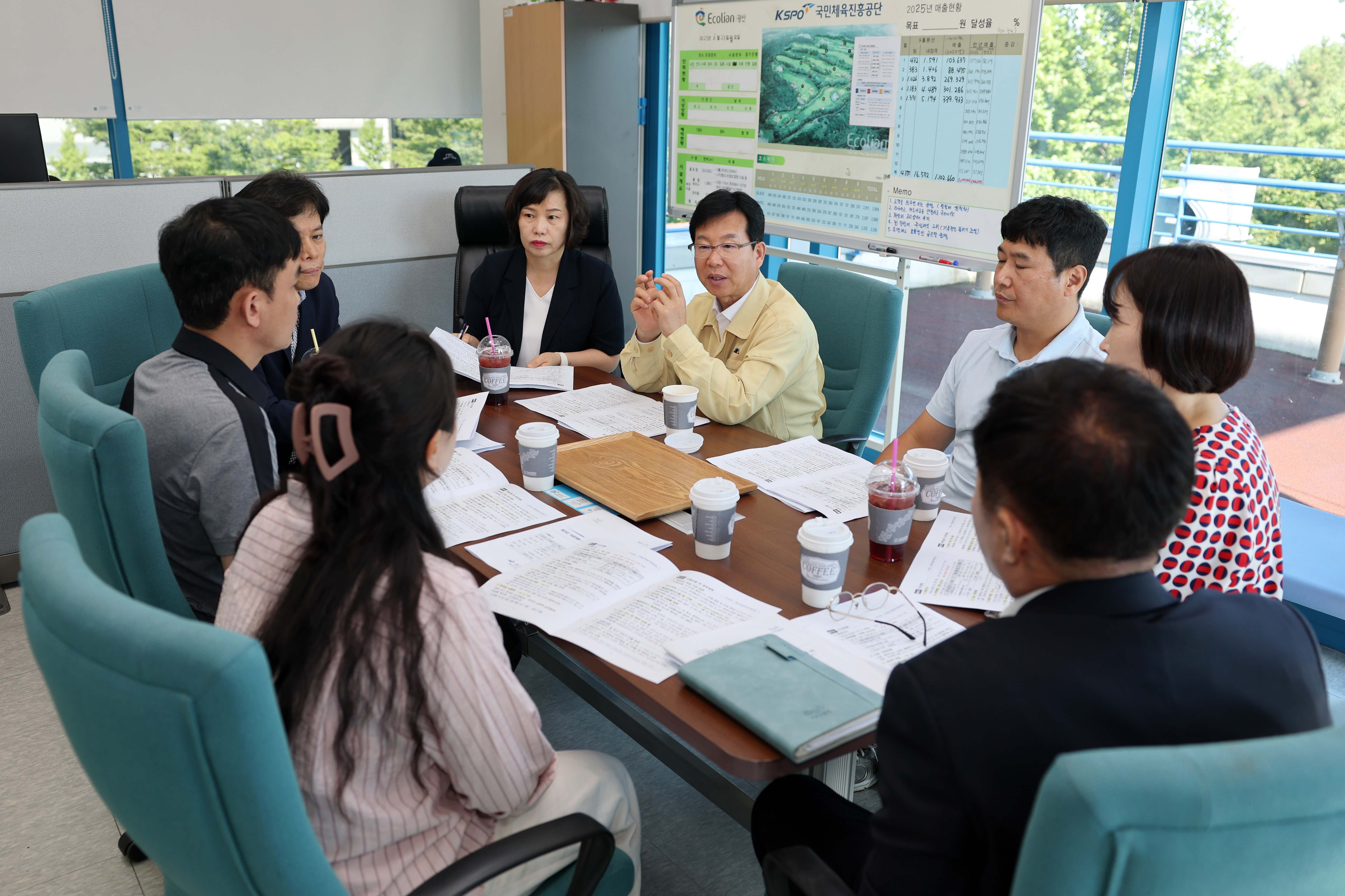 광산CC 개장 앞두고 현장점검 실시
