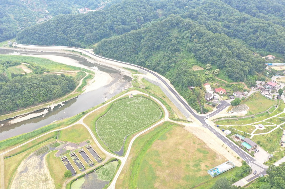 옥천군, 보오 자연재해위험개선지구 정비사업 준공
