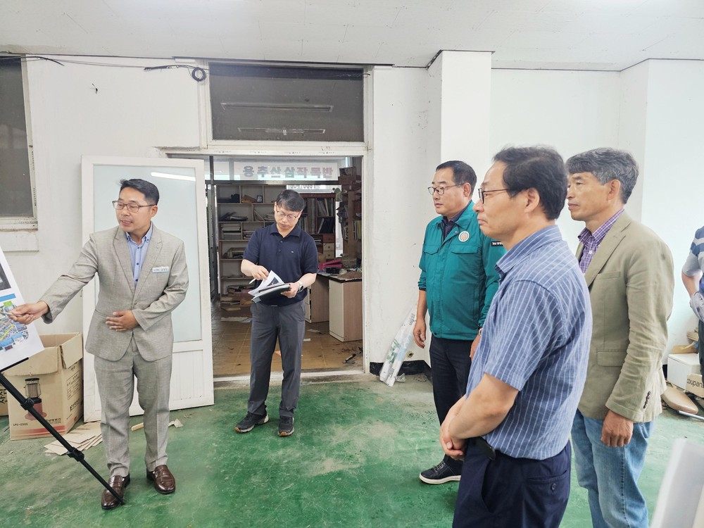 함양군 백삼종 부군수, 안의 도시재생 사업장 추진 현황 점검