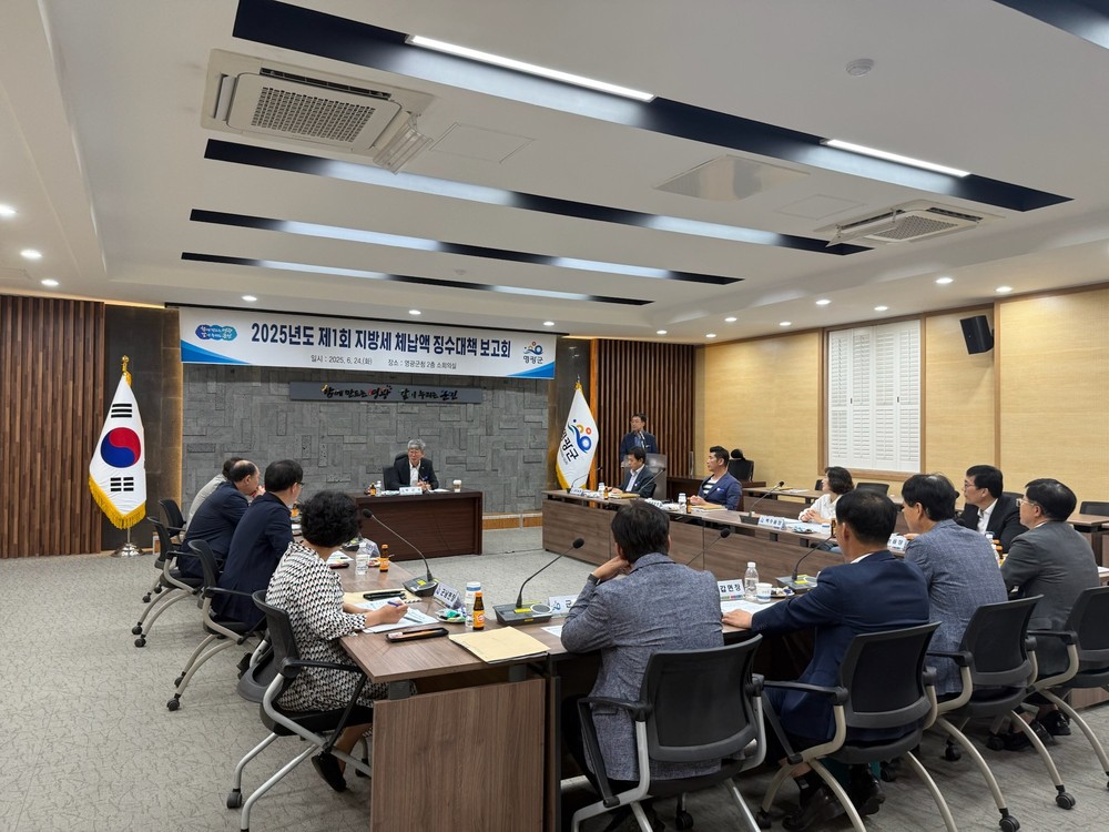영광군, 상반기 지방세‧세외수입 체납액 징수대책 보고회 개최