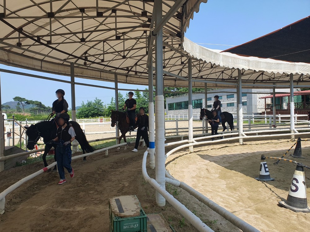 홍성군승마장, 충남인재개발원 승마과정 성료