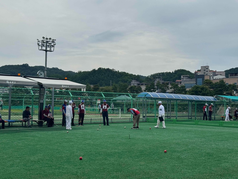 제9회 봉화군수기 게이트볼 대회 성황리 개최...관내 140여 명 참가