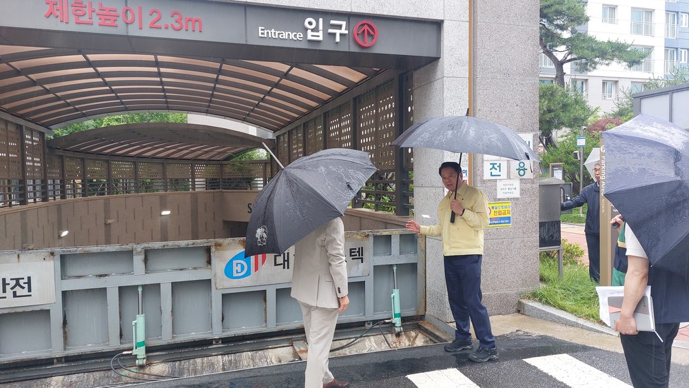 최대호 안양시장, 점검 또 점검…“차수판・역류방지시설 작동 철저히해야”