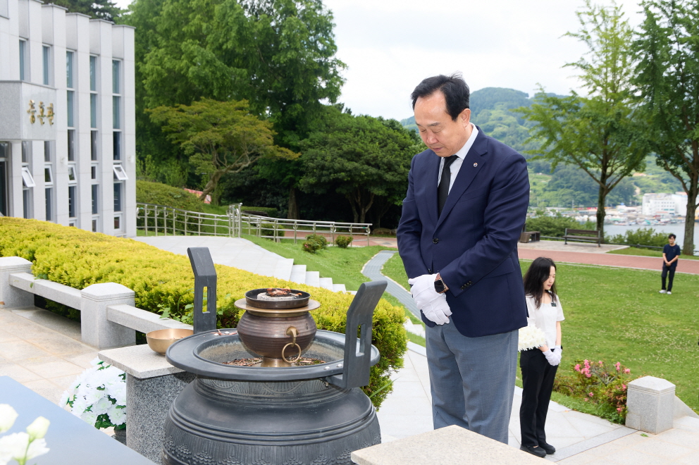 통영시, 6.25전쟁 제75주년 기념식 개최 - 영웅들이 지킨 나라, 이어나갈 대한민국