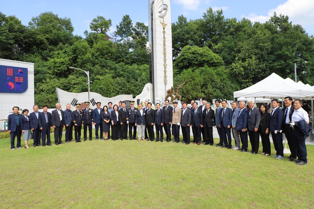 함안군 현충시설 경찰승전기념공원 ‘6.25 전사 경찰관 추모제’성황리에 개최