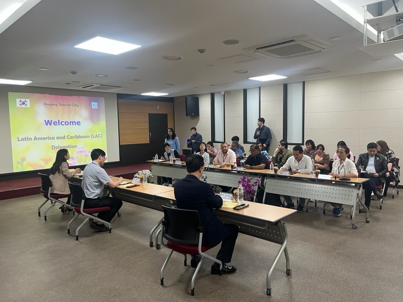 고양시, 중남미 국가 방문단에 음식물류폐기물 처리 노하우 공유