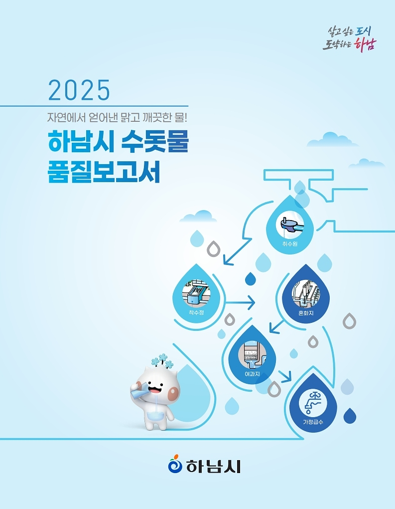 하남시, ‘2025 수돗물 품질보고서’ 발간… “안심하고 드세요”