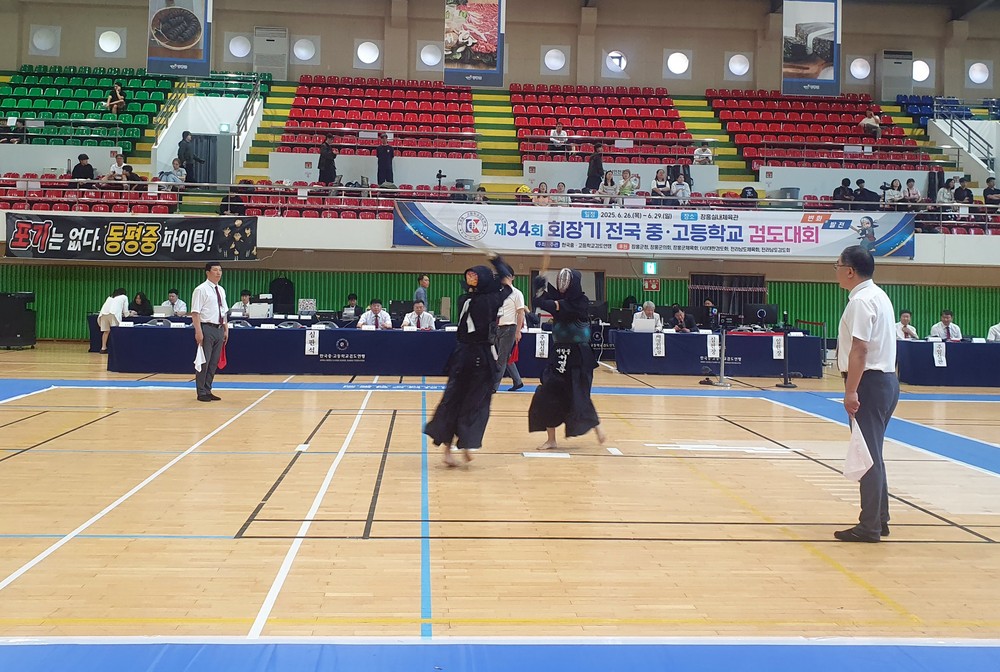장흥군서 열린 전국 중·고등학교 검도대회 성황