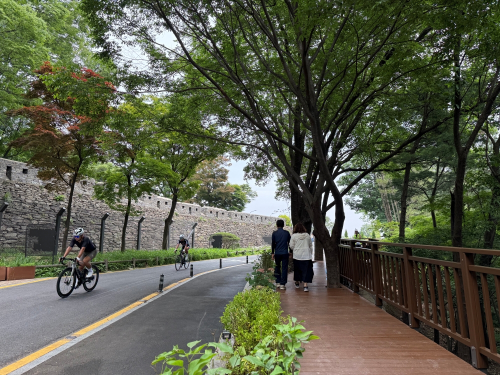 서울시, 차량·자전거 부딪힘 걱정없이 안전하게 남산 걸어요… 보행자 전용데크 설치