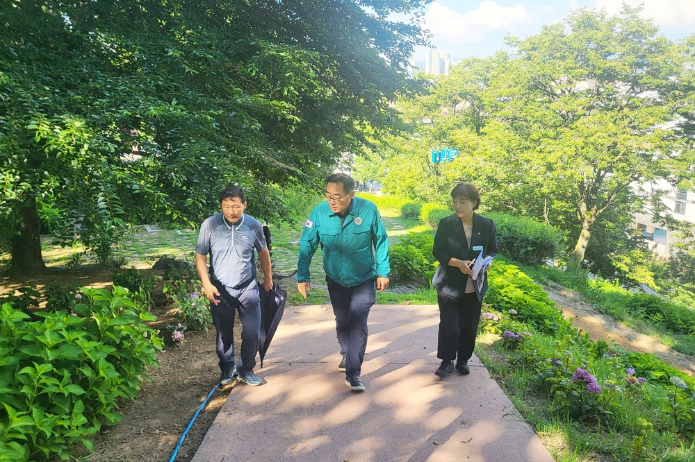 함양군, 상림공원 등 관광·문화시설 현장 점검