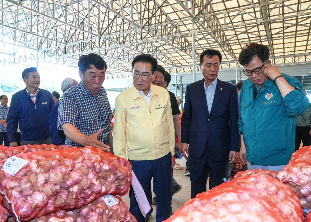 영천시, 마늘경매 초매식으로 햇마늘 경매 시작!