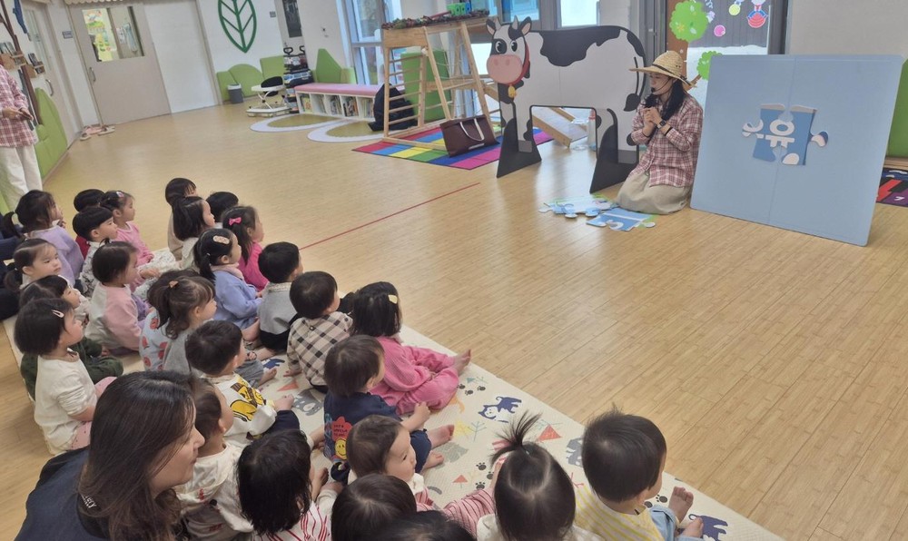 계룡시, ‘건강한 우유 마시기 습관’ 교육 열어