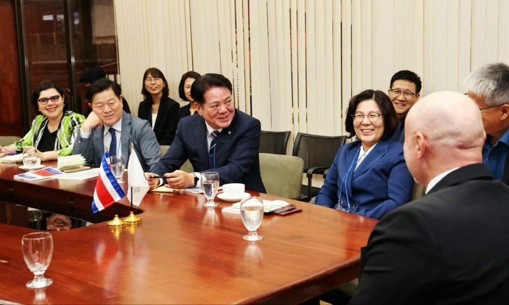 최대호 안양시장 등 지방정부 대표단, 코스타리카 제1부통령 예방