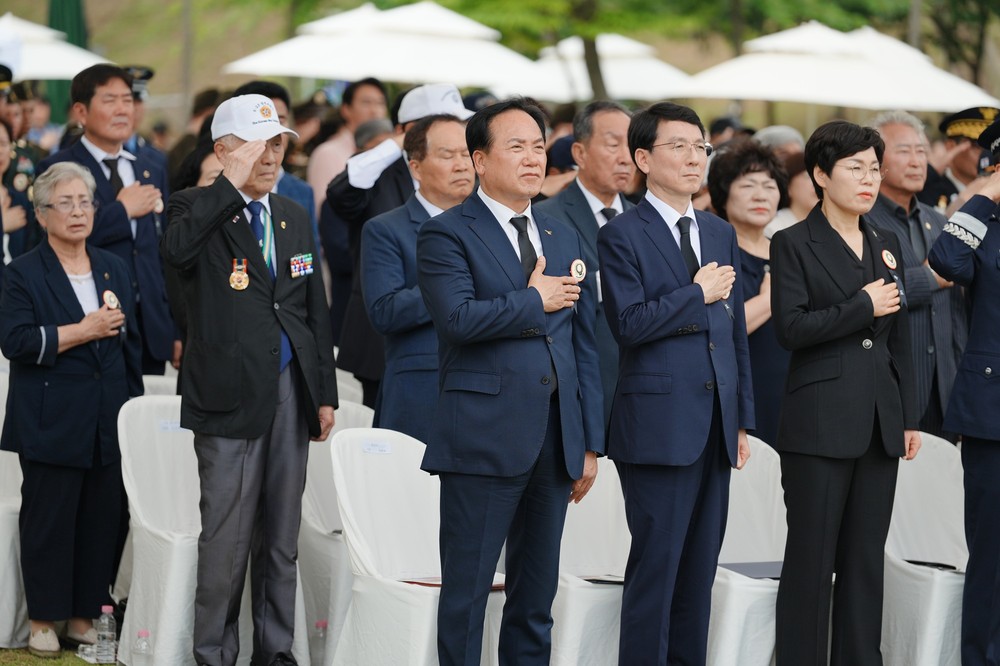 오산시, 유엔군 스미스부대 추도식 엄수